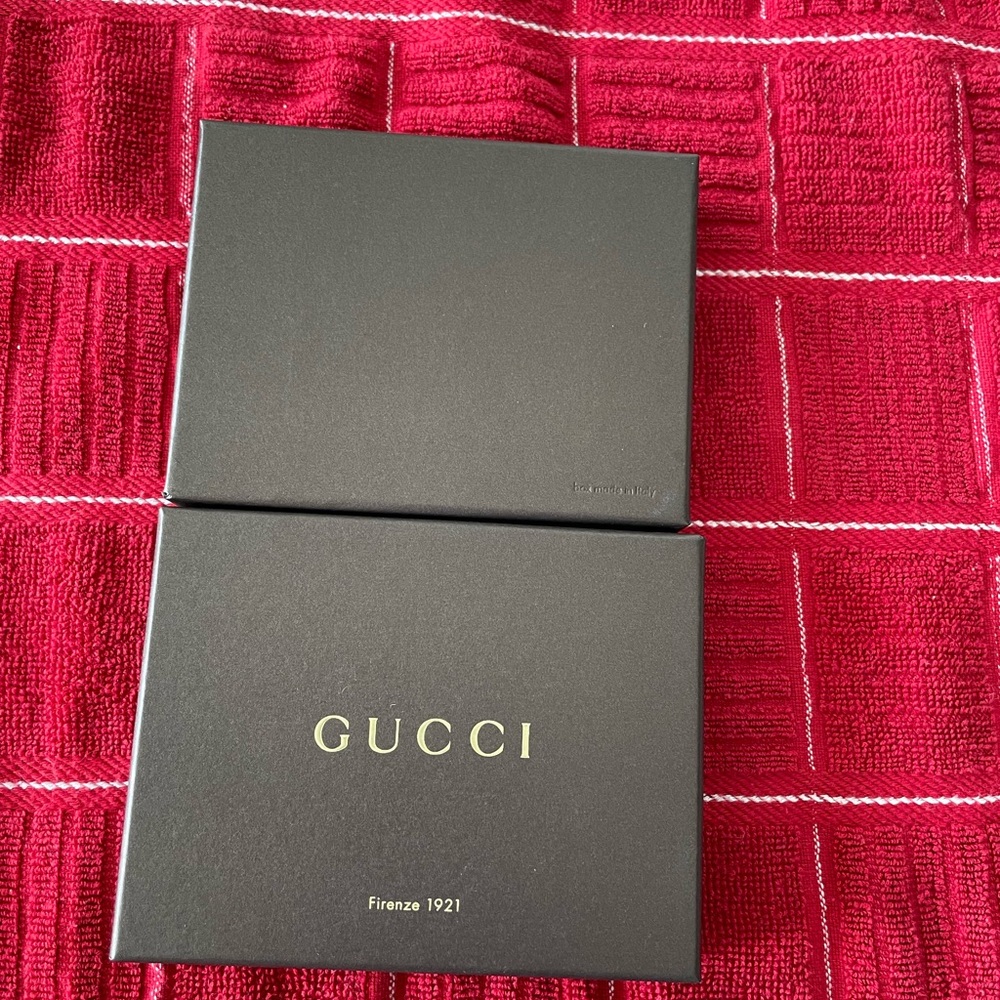 Gucci gift box for card holder wallet
